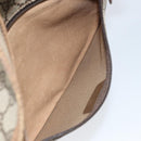 GUCCI GG Supreme Clutch Bag PVC Beige Gold 89 02 503 Auth 150043-11