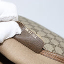 GUCCI GG Supreme Clutch Bag PVC Beige Gold 89 02 503 Auth 150043-12