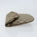 GUCCI GG Supreme Clutch Bag PVC Beige Gold 89 02 503 Auth 150043-4