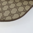 GUCCI GG Supreme Clutch Bag PVC Beige Gold 89 02 503 Auth 150043-7