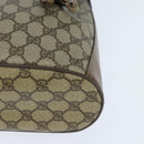 GUCCI GG Supreme Web Sherry Line Shoulder Bag PVC Beige 41 02 034 Auth 150046-15