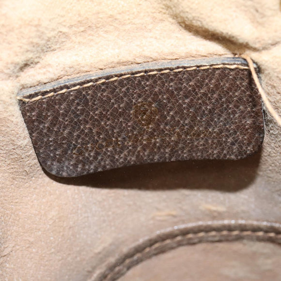 GUCCI GG Supreme Web Sherry Line Shoulder Bag PVC Beige 41 02 034 Auth 150046