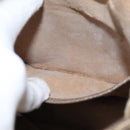 GUCCI GG Supreme Web Sherry Line Shoulder Bag PVC Beige 41 02 034 Auth 150046-11