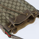 GUCCI GG Supreme Web Sherry Line Shoulder Bag PVC Beige 41 02 034 Auth 150046-6