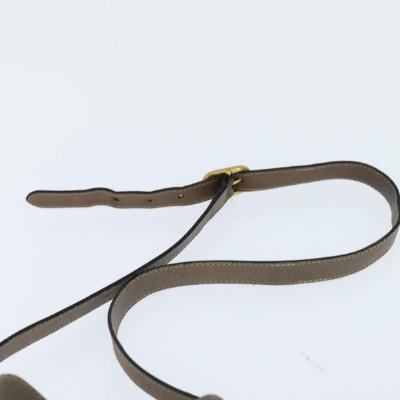 GUCCI GG Supreme Web Sherry Line Shoulder Bag PVC Beige 41 02 034 Auth 150046