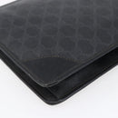 GUCCI GG Supreme Clutch Bag PVC Black 97 01 029 Auth 150048-16