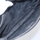 GUCCI GG Supreme Clutch Bag PVC Black 97 01 029 Auth 150048-10