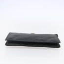 GUCCI GG Supreme Clutch Bag PVC Black 97 01 029 Auth 150048-6