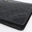 GUCCI GG Supreme Clutch Bag PVC Black 97 01 029 Auth 150048-7