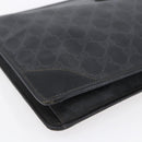 GUCCI GG Supreme Clutch Bag PVC Black 97 01 029 Auth 150048-14