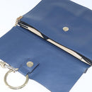 Chloe Fay Clutch Bag Leather Navy Auth 150049-9