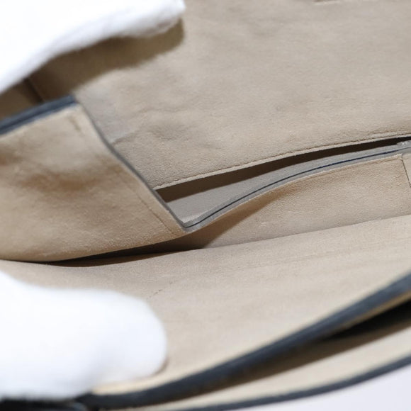 Chloe Fay Clutch Bag Leather Navy Auth 150049