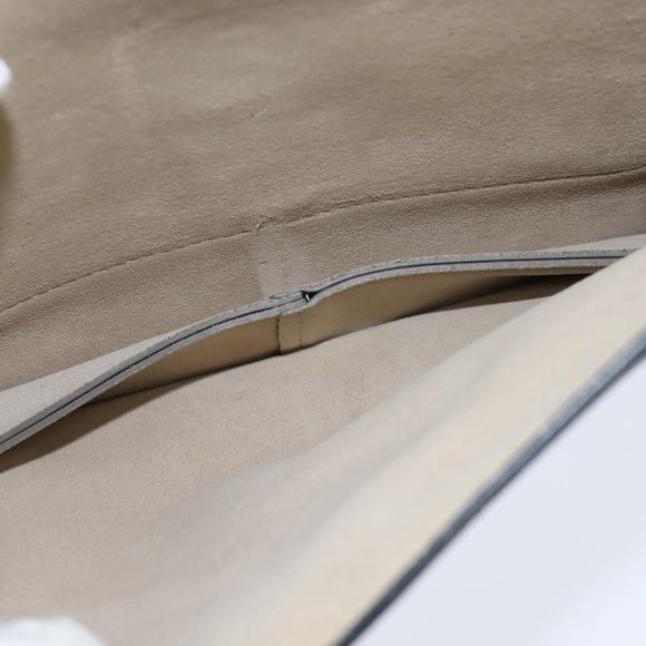 Chloe Fay Clutch Bag Leather Navy Auth 150049