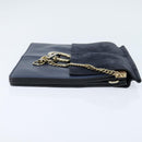 Chloe Fay Clutch Bag Leather Navy Auth 150049-4