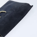 Chloe Fay Clutch Bag Leather Navy Auth 150049-5