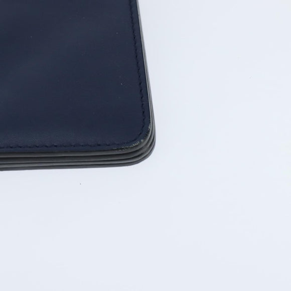 Chloe Fay Clutch Bag Leather Navy Auth 150049