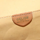 CELINE Macadam Canvas Shoulder Bag PVC Leather Brown Gold Auth 150050-18