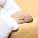 CELINE Macadam Canvas Shoulder Bag PVC Leather Brown Gold Auth 150050-12