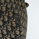 Christian Dior Trotter Canvas Boston Bag Navy Silver Auth 150052-15