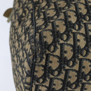 Christian Dior Trotter Canvas Boston Bag Navy Silver Auth 150052-16