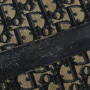 Christian Dior Trotter Canvas Boston Bag Navy Silver Auth 150052-9
