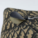 Christian Dior Trotter Canvas Boston Bag Navy Silver Auth 150052-10