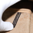 Christian Dior Trotter Canvas Boston Bag Navy Silver Auth 150052-12