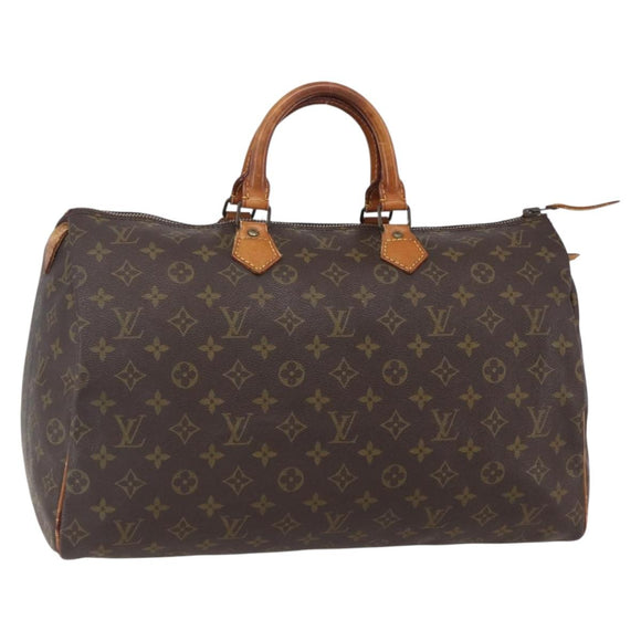 LOUIS VUITTON Monogram Speedy 40 Hand Bag M41522 LV Auth 150059
