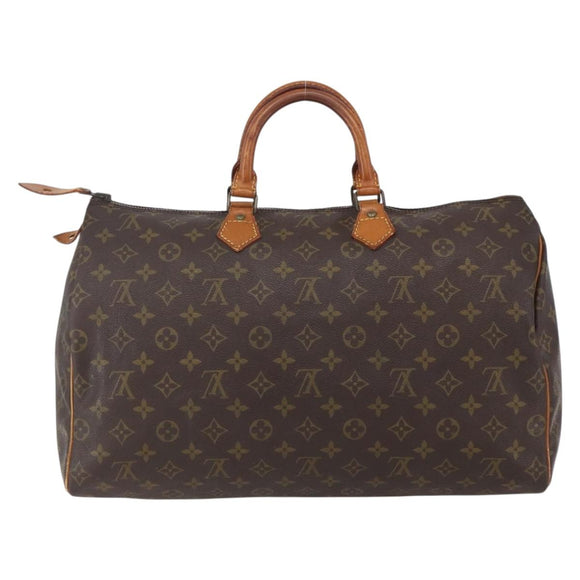 LOUIS VUITTON Monogram Speedy 40 Hand Bag M41522 LV Auth 150059