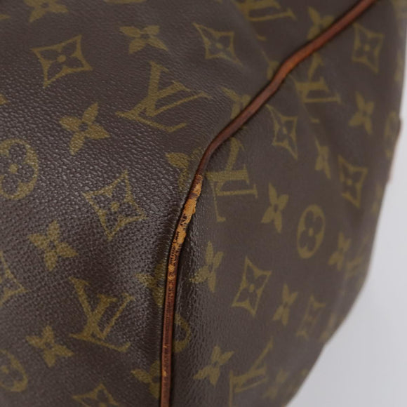 LOUIS VUITTON Monogram Sac Souple 35 Boston Bag M41626 LV Auth 150060