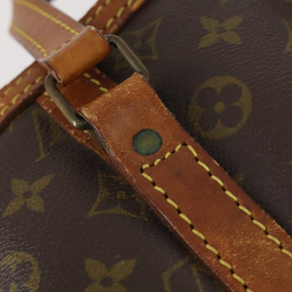 LOUIS VUITTON Monogram Sac Souple 35 Boston Bag M41626 LV Auth 150060