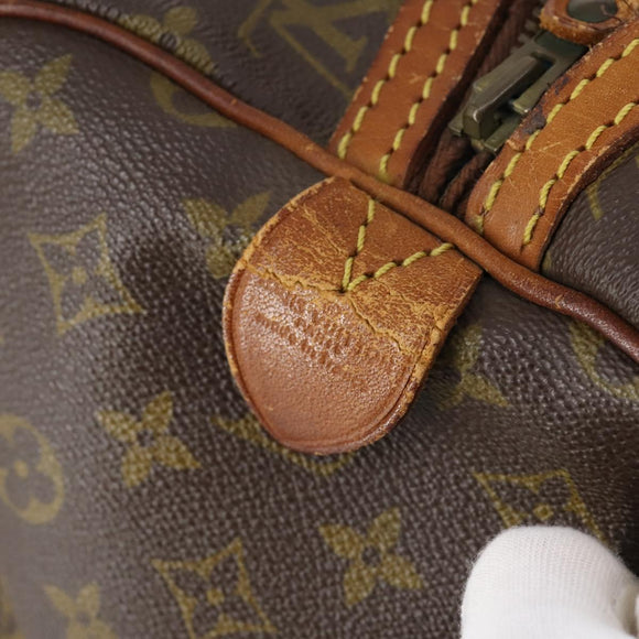 LOUIS VUITTON Monogram Sac Souple 35 Boston Bag M41626 LV Auth 150060