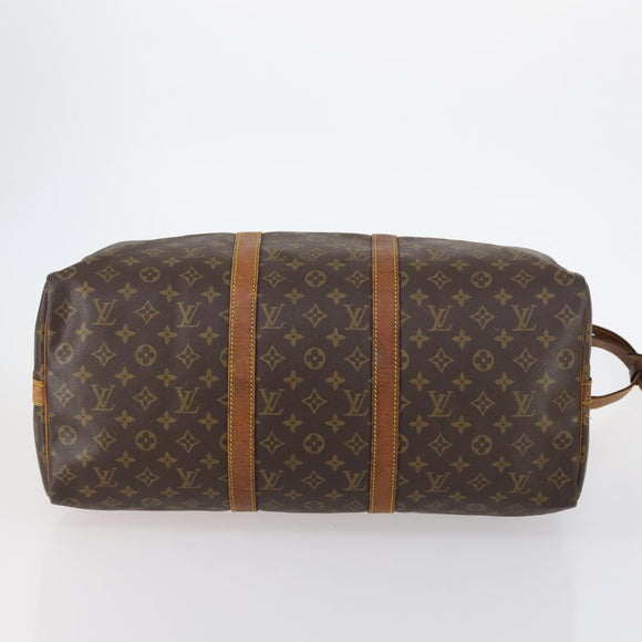 LOUIS VUITTON Monogram Keepall Bandouliere 50 Boston Bag M41416 LV Auth 150063