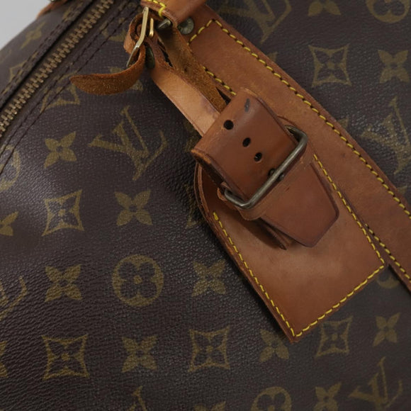 LOUIS VUITTON Monogram Keepall Bandouliere 50 Boston Bag M41416 LV Auth 150063