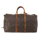LOUIS VUITTON Monogram Keepall Bandouliere 50 Boston Bag M41416 LV Auth 150063-2