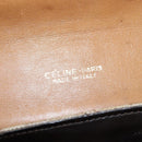 CELINE Macadam Canvas Shoulder Bag Beige Gold Auth 150067-18