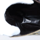 CELINE Macadam Canvas Shoulder Bag Beige Gold Auth 150067-20