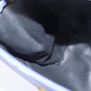 Christian Dior Backpack Leather Blue Gold Auth 150068-20