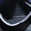 Christian Dior Backpack Leather Blue Gold Auth 150068-21