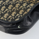 Christian Dior Trotter Canvas Shoulder Bag Navy Auth 150069-15