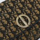 Christian Dior Trotter Canvas Shoulder Bag Navy Auth 150069-17