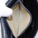 Christian Dior Trotter Canvas Shoulder Bag Navy Auth 150069-12