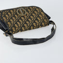 Christian Dior Trotter Canvas Shoulder Bag Navy Auth 150069-7