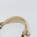 Christian Dior Trotter Canvas Romantic Tote Bag PVC Beige Silver Auth 150070V-8