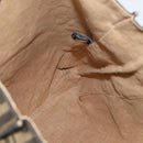 FENDI Celeria Zucca Canvas Hand Bag Black Brown Auth 150077-18