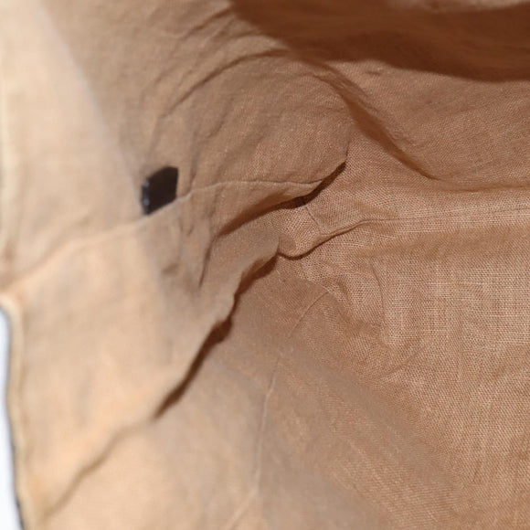 FENDI Celeria Zucca Canvas Hand Bag Black Brown Auth 150077