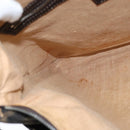 FENDI Zucca Canvas Celeria Shoulder Bag Black Brown Auth 150078-19