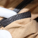 FENDI Zucca Canvas Celeria Shoulder Bag Black Brown Auth 150078-12