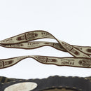 FENDI Zucca Canvas Celeria Shoulder Bag Black Brown Auth 150078-8