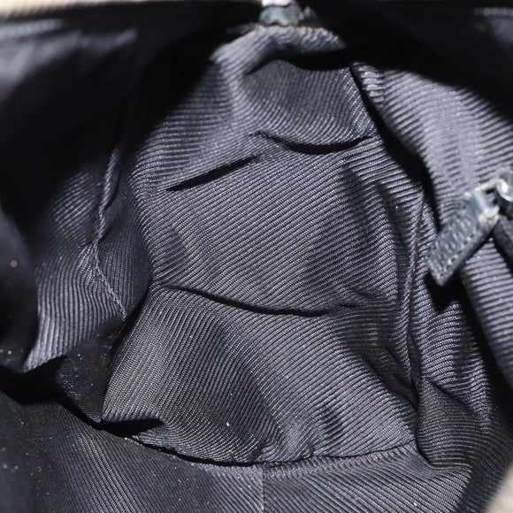 GUCCI GG Canvas Boston Bag Black Gold 000 0851 Auth 150082